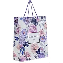 Пакет паперовий подарунковий Axent 26х32 см Violet Whispers (8502-33-A)