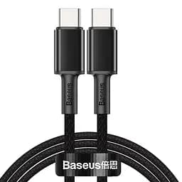 Кабель Baseus High Density Braided Cable Type-C to Type-C 100W 2m CATGD-A01 Black
