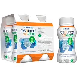 Набір ентеральне харчування Nestle Health Science Resource 2.0+Fibre із нейтральним смаком 4 шт. х 200 мл