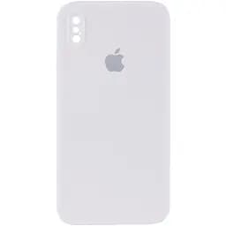 Чехол Silicone Case Square Full Camera Protective AA для Apple iPhone XS Max 6.5 Белый/White