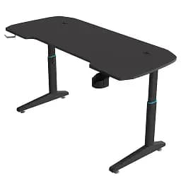 Геймерский компьютерный стол GT Racer T-1229 (120x60x71-79) Black