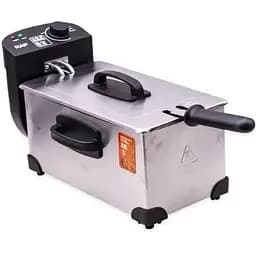 Професійна електрична фритюрниця RAF R.5299 3.5 л з терморегулятором та знімною чашею 2000 Вт