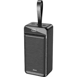 Портативна батарея Hoco Super DB31 60000mAh + Lightning роз'єм та ремінець чорна