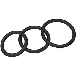 Набор эрекционных колец Erospace Men’s Play B7 3 шт. черный