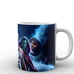 Кружка GeekLand Галактики Guardians of the Galaxy piter kvill, gamora draks, grut, raketa GG.02.004 330 мл белая