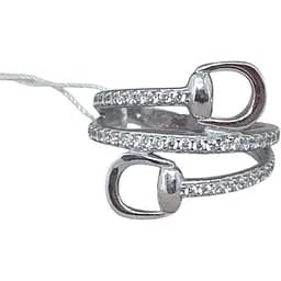 Срібне кільце Агні Грона з фіанітами. 1621/1Р-CZ 17