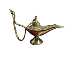Чарівна лампа Алладіна золотиста 12х6,5х4,5см