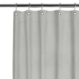 Шторка для душа и ванной Cosas с кольцами 180х180 silver, серый (ShowerCurtains_05Silver_DUK_180x180_Hook)