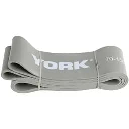 Резинка для фітнесу York 35-75кг - 2080x85x4,5 мм, сірий - мініатюра 3