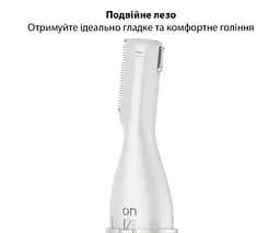 TOUCHBeauty TB-1658В, Багатофункціональний електричний тример для обиччя та тіла Тач Б'юті, білий - мініатюра 3