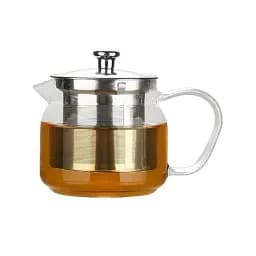 Заварювальний чайник Edenberg EB-19031 термостійкий до 500° з жароміцного скла 600 мл