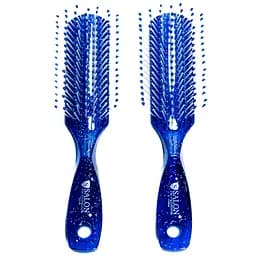 Щітка для волосся масажна Salon Professional пластикова Синя