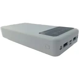 УМБ Power Bank 20000mAh повербанк з екраном і ліхтариком White (11226) - мініатюра 2