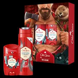 Подарунковий набір Old Spice Deep Sea: Твердий дезодорант 50 мл + Гель для душа 250 мл - мініатюра 3