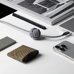 Кабель USB-C to USB-C Native Union Anchor Cable Pro 240W Zebra 3 м (ACABLE-C-ZEB-NP) - мініатюра 4