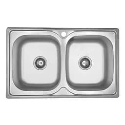 Кухонна мийка Kroner KRP Satin-5080Z (0,8 мм) CV025445, Satin