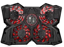 Охолоджувальна підставка для ноутбука Promate AirBase3 4xFan LED 17.3 дюймів - мініатюра 2