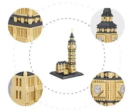Конструктор Архітектура Wange 3D  Біг-Бен Elizabeth Tower 4211 для дітей та дорослих  892 деталі - мініатюра 5
