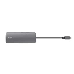 Адаптер Trust Dalyx 8in1 USB-C> 1xUSB-А 3.2/USB-A 2.0/2xUSB-С/HDMI/Ehernet/SD/microSD, Алюміній, 0. teh0018493 - мініатюра 7