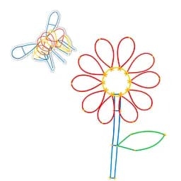 Конструктор-соломинки Dede Природа 300 элементов (3680)