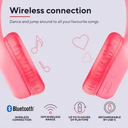 Навушники Trust Nouna Kids Wireless Pink (25274) - мініатюра 4