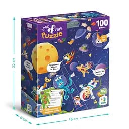 Дитячий пазл Шукай та знаходь "Шалений космос" DoDo Toys 300668, 100 елементів - мініатюра 6