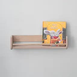 Поличка DoodlWood, дитяча для книжок і іграшок, шліфована 60 см