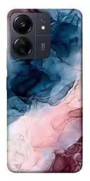Чохол Demsky Рожево-блакитні розводи для Xiaomi Redmi 13C