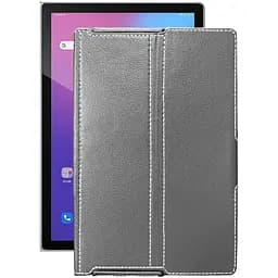 Чехол StatusCASE из экокожи для планшета Blackview Tab 12 Серый