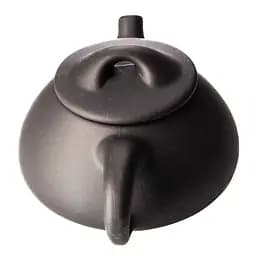 Иссинский чайник Трехрогий из печи, 190 мл - Черный - мініатюра 3
