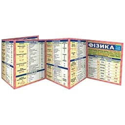 Шпаргалка шкільна "Фізика 7-11 клас" 10144020 двостороння - мініатюра 2