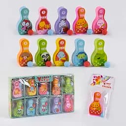 Ластик Кегли, 30 шт. в коробке, C36968