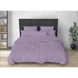 Простыня MirSon Бязь 17-0626 Geometry Purple 220х200 см (2200008205430)