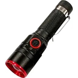 Ручний ліхтар RB-207 Zoom акумуляторний світлодіодний із зумом Li-ion 18650 T6