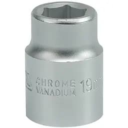 Головка торцева 6-гранна Yato квадрат 3/4" М= 19 мм L= 50 мм (YT-1301)