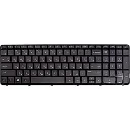 Клавіатура для ноутбука HP Pavilion 17-e152sr чорний, чорний фрейм