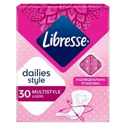 Прокладки гигиенические Libresse Dailies Style Multistyle 30 шт.