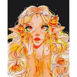 Картина за номерами Brushme Осіння ельфійка ©Маріанна Пащук 40x50 см (BS53903)