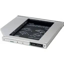 Фрейм-перехідник Grand-X HDD 2.5'' to notebook 9.5 mm ODD SATA/mSATA (HDC-24N) - мініатюра 2