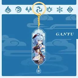 Брелок Genshin Impact Ganyu акриловий (AK B GI G 01)
