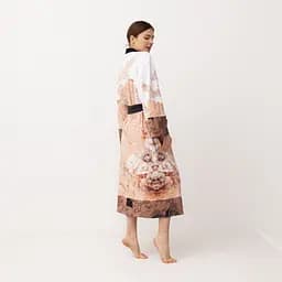 Кімоно жіноче з плюшевого велюру Kimono Aesthetic soul 18402 M - мініатюра 2