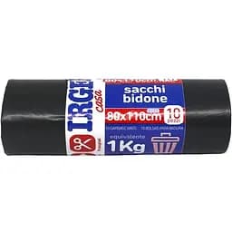 Пакеты для мусора Irge крепкие желтые 120 л 10 шт