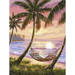 Картина по номерам Brushme Райский уголок 30x40 см