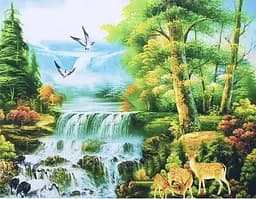 Алмазна мозаїка Водоспад 30×40 см 60759