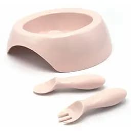 Набір для годування Difrax Blossom 3 предмети рожевий (7342 Blossom)