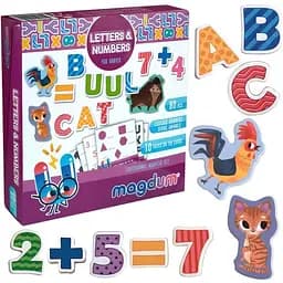 Набор магнитов Magdum "Буквы и цифры" ML4031-09 EN