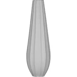 Ваза Ardesto Molize порцеляна 8.5х27.5 см сіра (AR3810G)