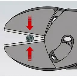 Кусачки бокові особливої потужності TwinForce KNIPEX 73 72 180 BK - мініатюра 7