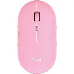 Мышь Trust Puck Rechargeable Wireless Ultra-Thin Silent Pink (24125) [93106]
