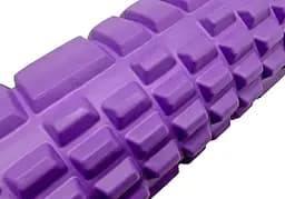 Масажний ролик Grid Roller 33 см v.1.1 Фіолетовий EasyFit fit0024944 - мініатюра 2
